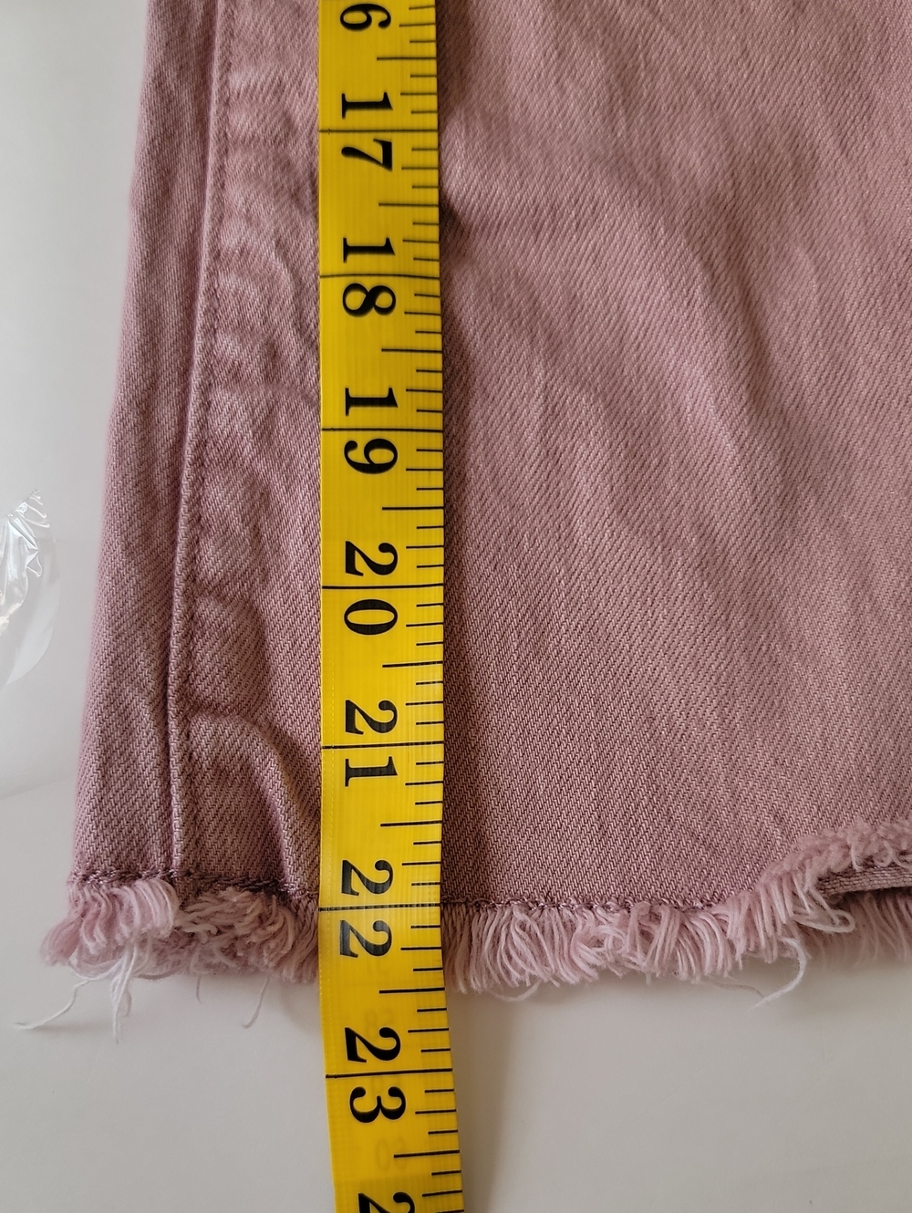 Cat & Jack Girls Denim Jeans Mauve Pink Snap Closure Flare Retro Style Size 8 - Picture 10 of 13